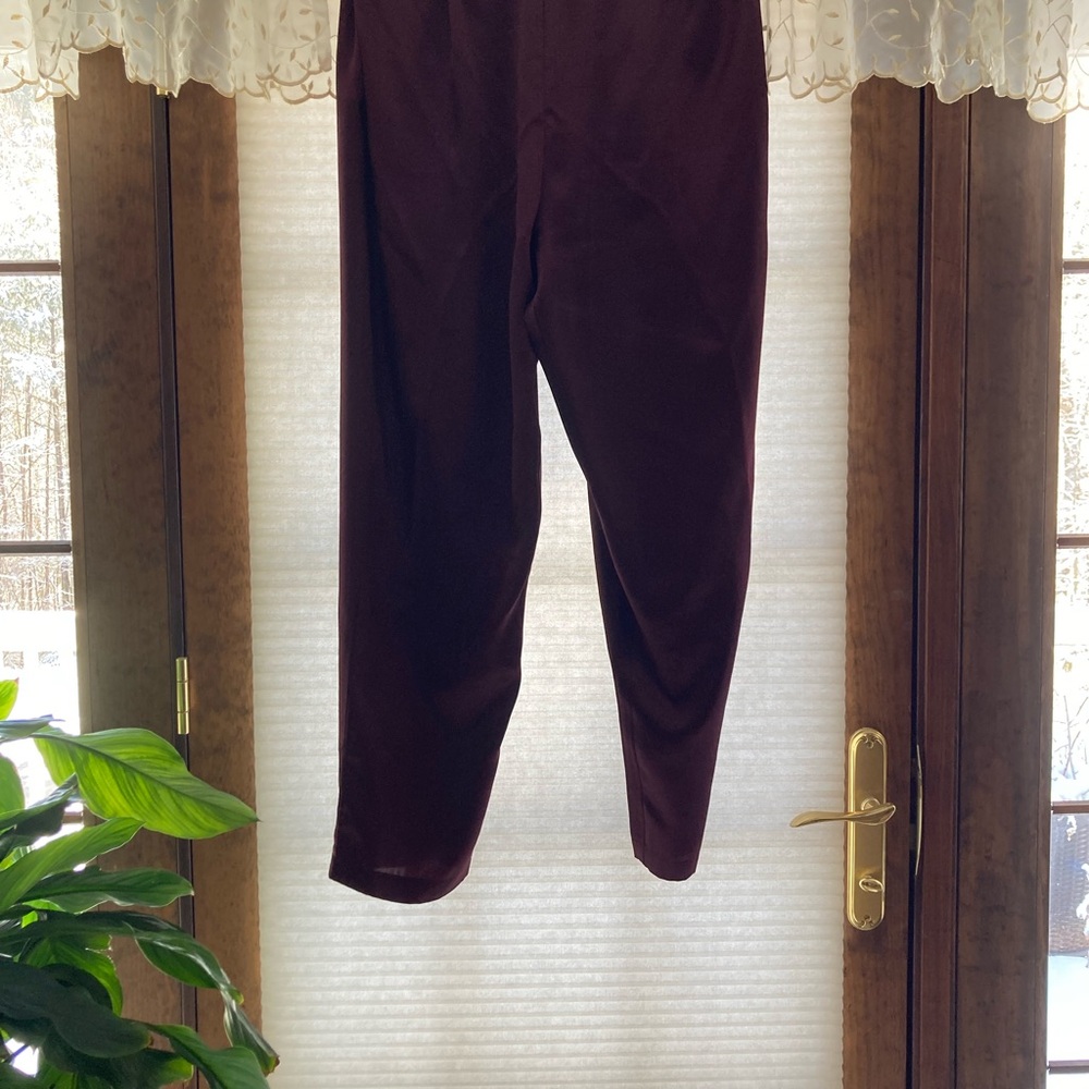 Burgundy Women's Pajama Pants